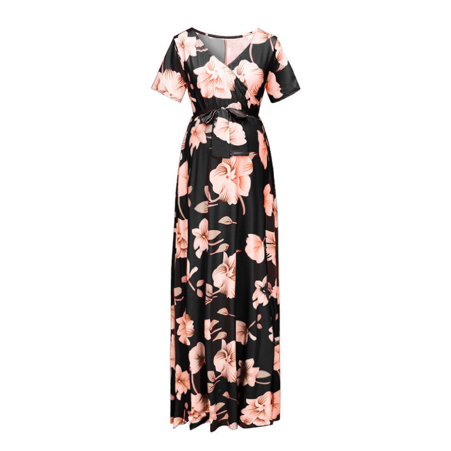 Maternity Dresses Maternity Wear Summer Maternity Clothing Floral Pregnant Dress