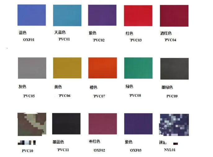 Lead Apron Color Options