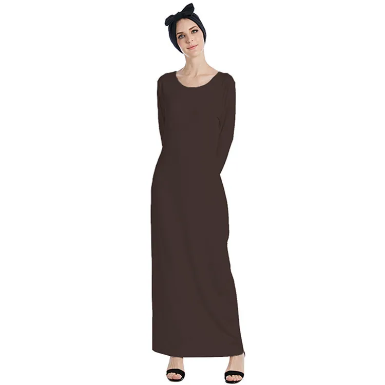Women Muslim Dress Abaya Price Women Fashion Maxi Dress Islamic Modest Wear Girl Base Shirt Under Skirt
