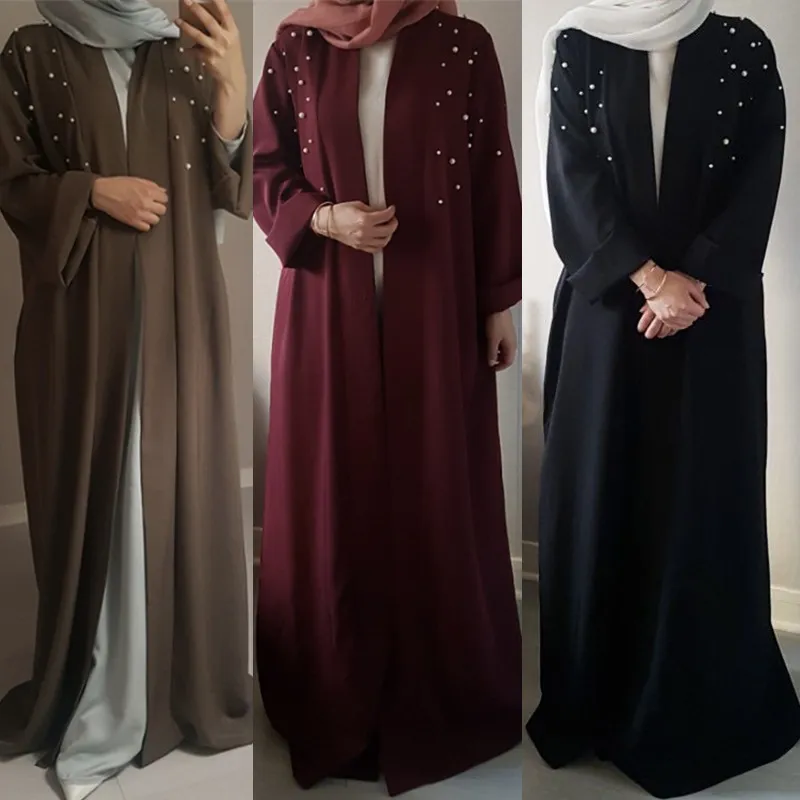 Weimei New Design Cardigan Eid Black Dubai Open Abaya Factory Garments Price Fashion Women Clothes Muslim Islamic Maxi Dress Women Modest Clothing Kimono