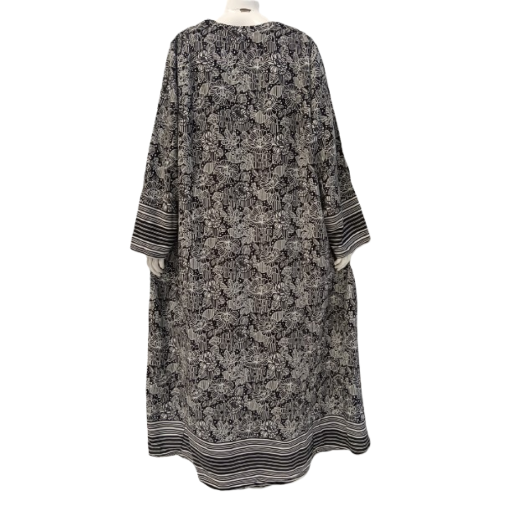 Women Modest Simple Asymmetrical Evening/Formal Abaya Dress Floor-Length by Chrysanta