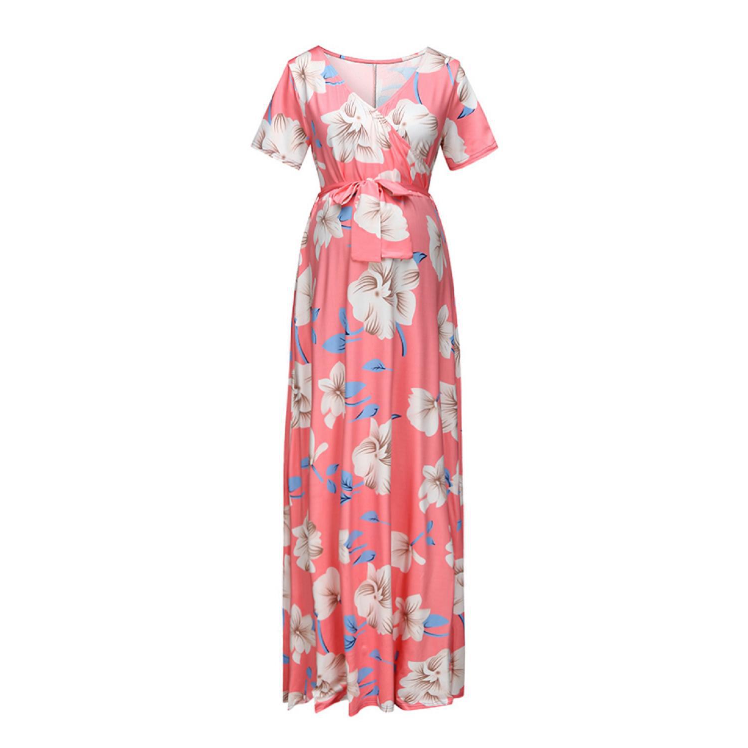 Floral Maternity Dress Detail 2