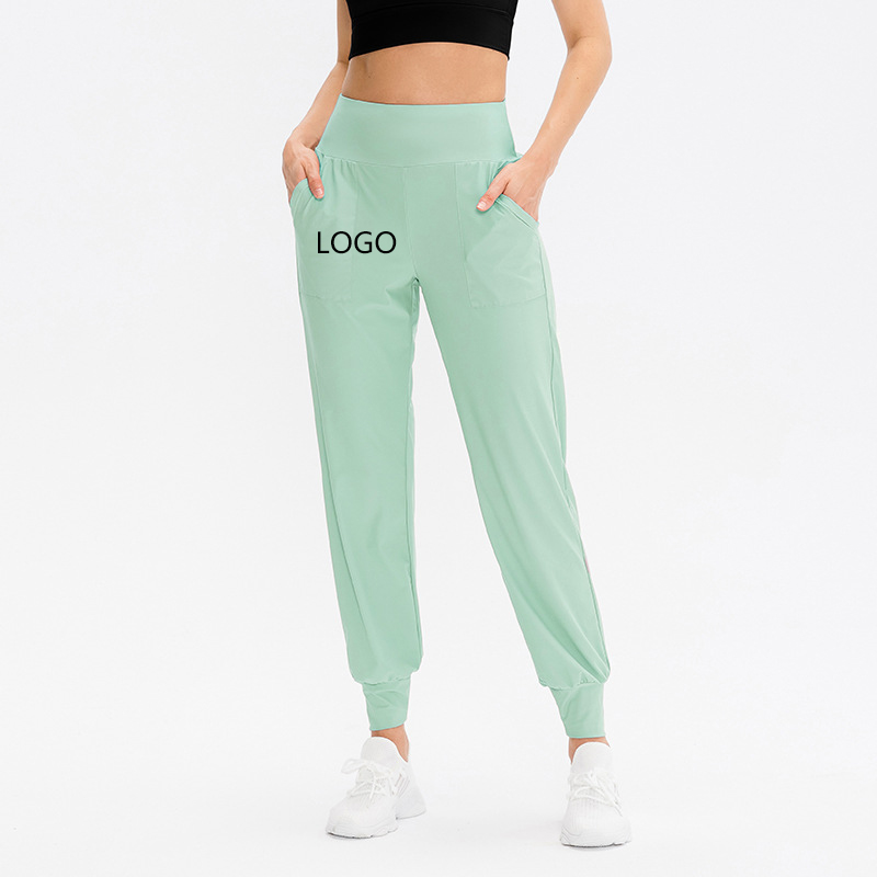 Wholesale Women's Slim Quick-Drying Casual Running Fitness Yoga Pants Breathable Loose Sports Trousers