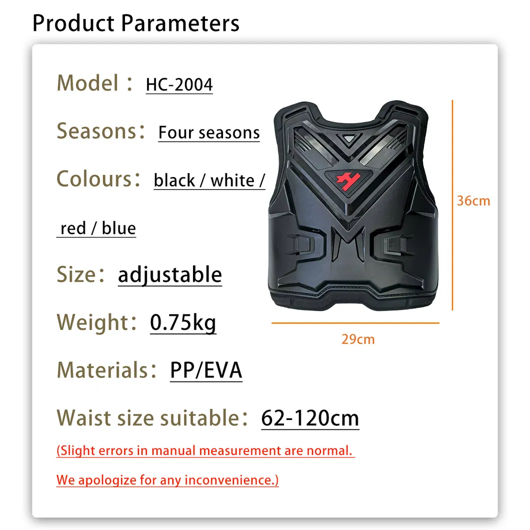 Comfortable Motorbike Vest Durable Clothing with Quality Racing Gear