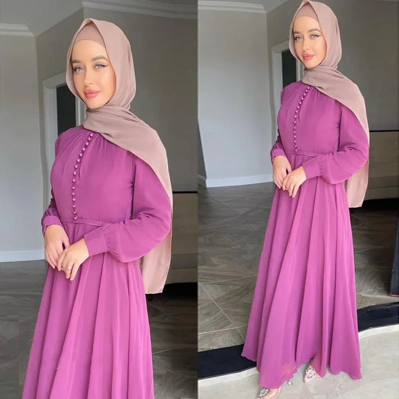 Woman Hijabs Fashion Maxi Dress