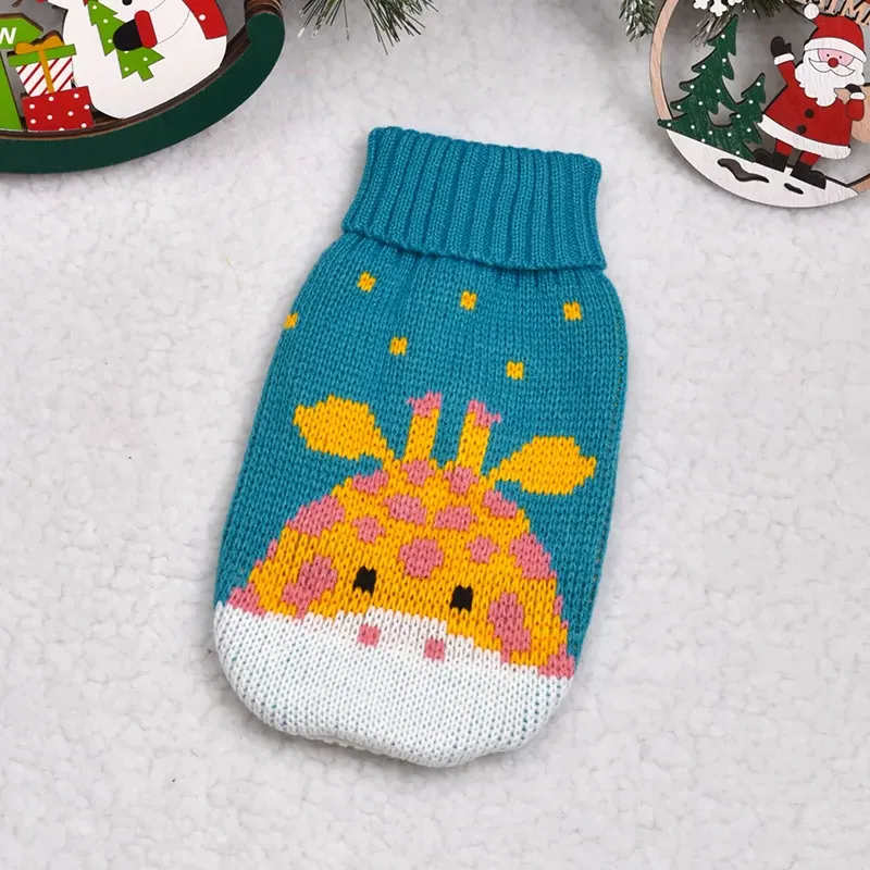 Hot Selling Christmas Pet Cat Dog Sweater Warm Dog Winter Knit Clothes