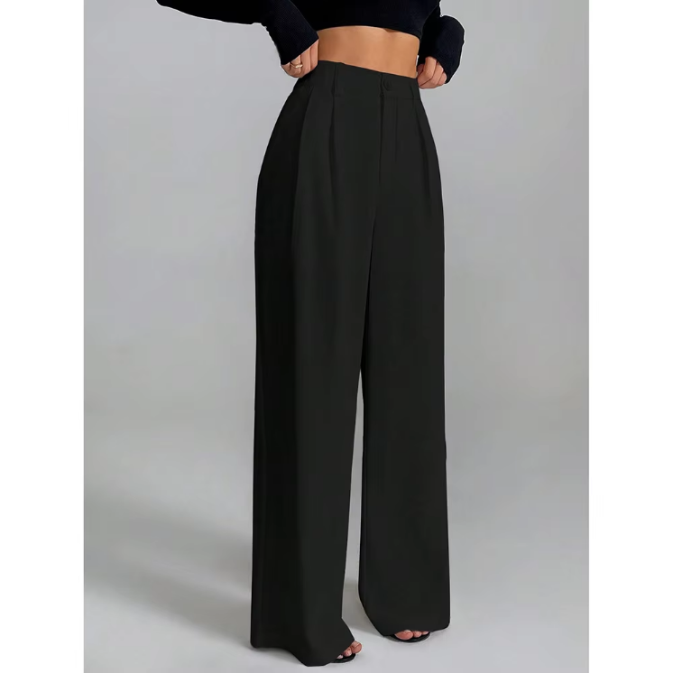 Casual Loose Fit Pants Back View