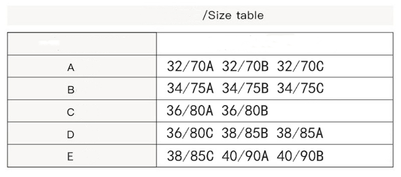 Size Chart Diagram