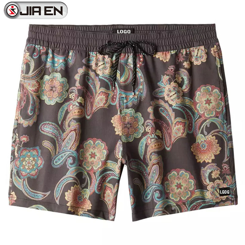 Wholesale High Quality UPF 50 Sun Protection Swimwear Custom Sublimation Volleyball Shorts