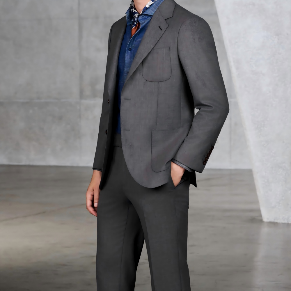 Pieces Style Elegant Professional Men's Office Slim Fit Casual Suit for Business &amp; Bank Staff Office Uniforms Suit