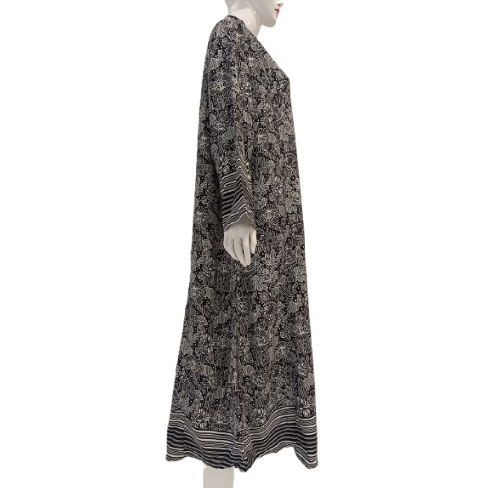 Women Modest Simple Asymmetrical Evening/Formal Abaya Dress Floor-Length by Chrysanta