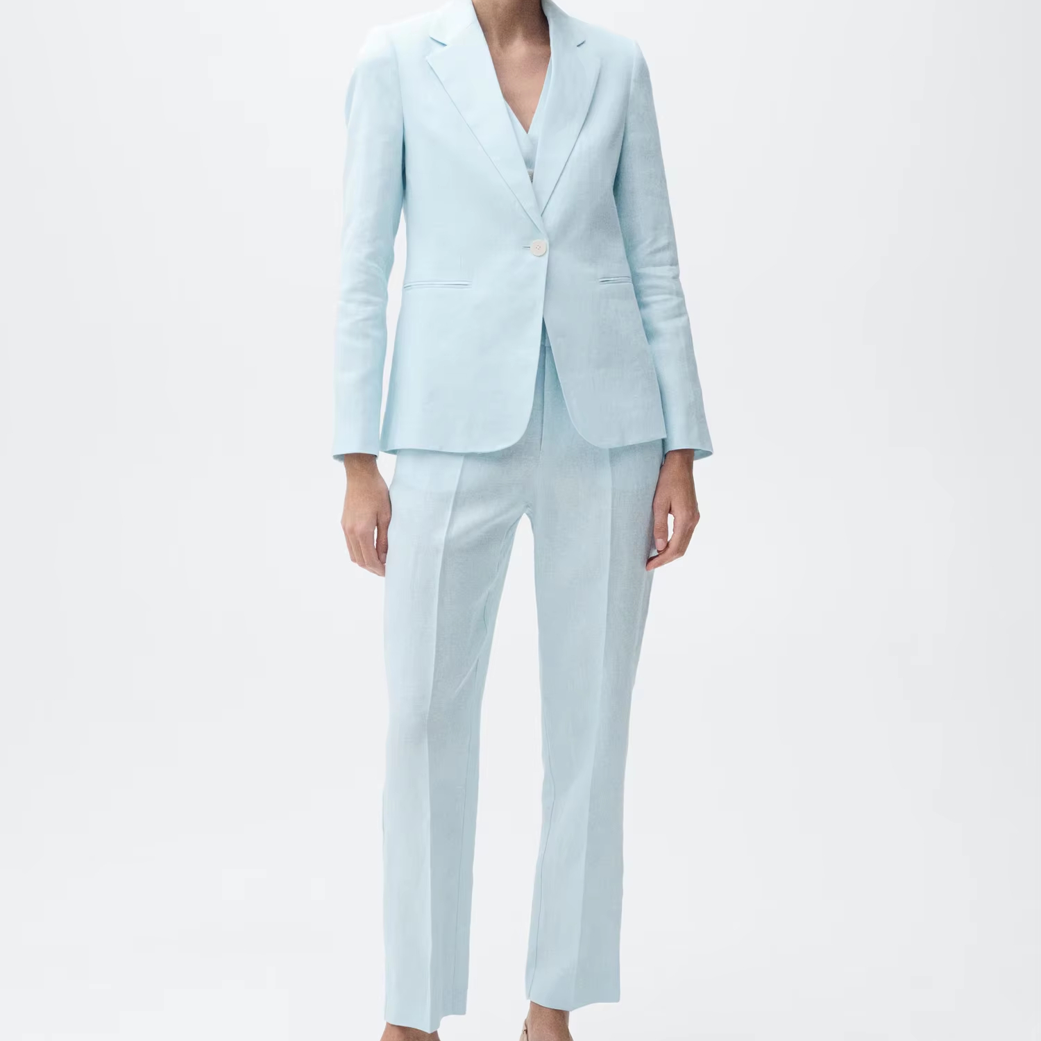 Elegant Office Woman's Blazer Slim Fit Long Sleeve Professional Work Wear Jacket for Daily Business Meetings