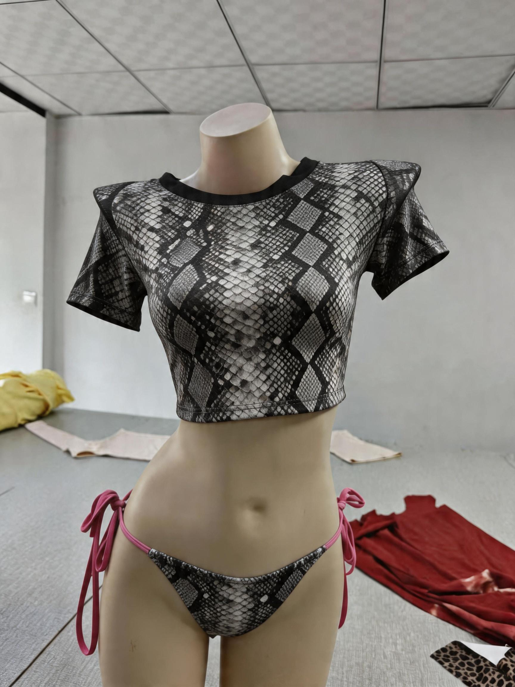 2026 Summer Trend Womens Swim Suits Bikini Set Luxury Custom Designer Plus Size Swimwear Custom Print Cheetah Leopard Beachwear