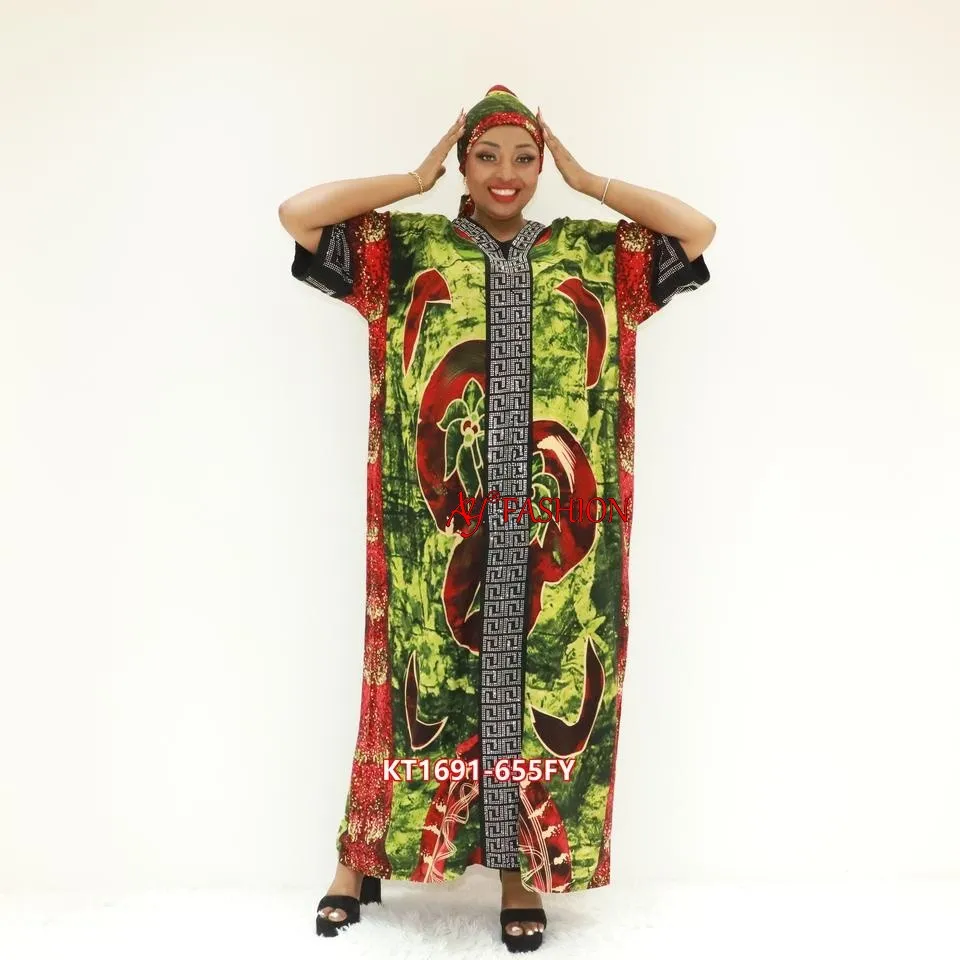 Woman Ethnic Wear Modest Wear Kt1691-655fy Ghana Clothing Dashiki Dress