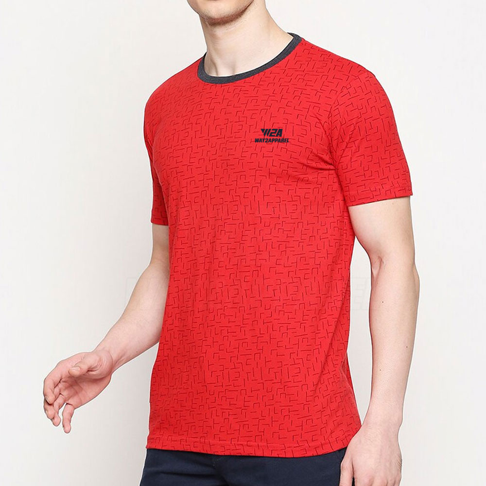 Top Quality Casual Wear Men T-Shirt Light Weight Men T-Shirt Customized Color Men T-Shirt