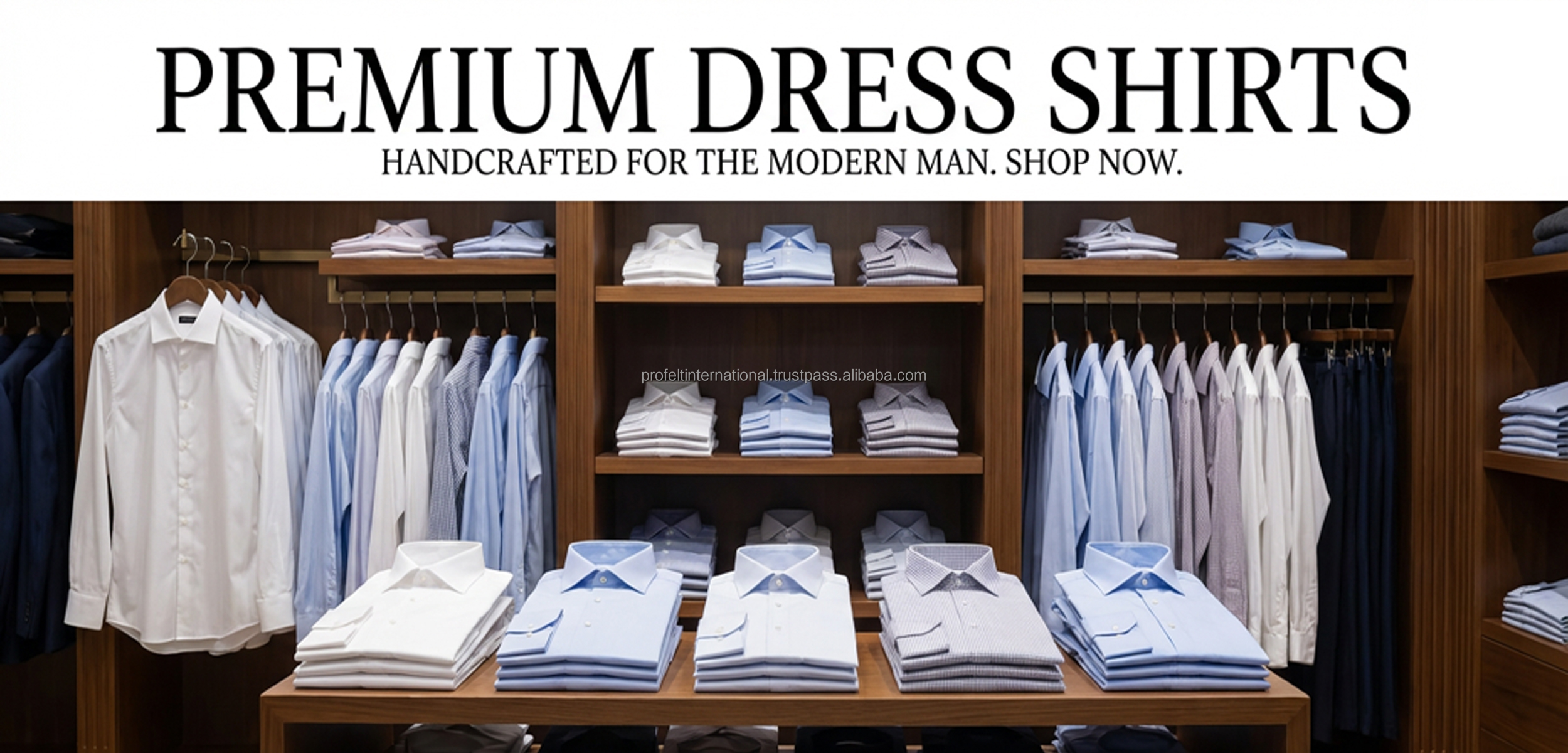 Customized Fashion Shirts Banner