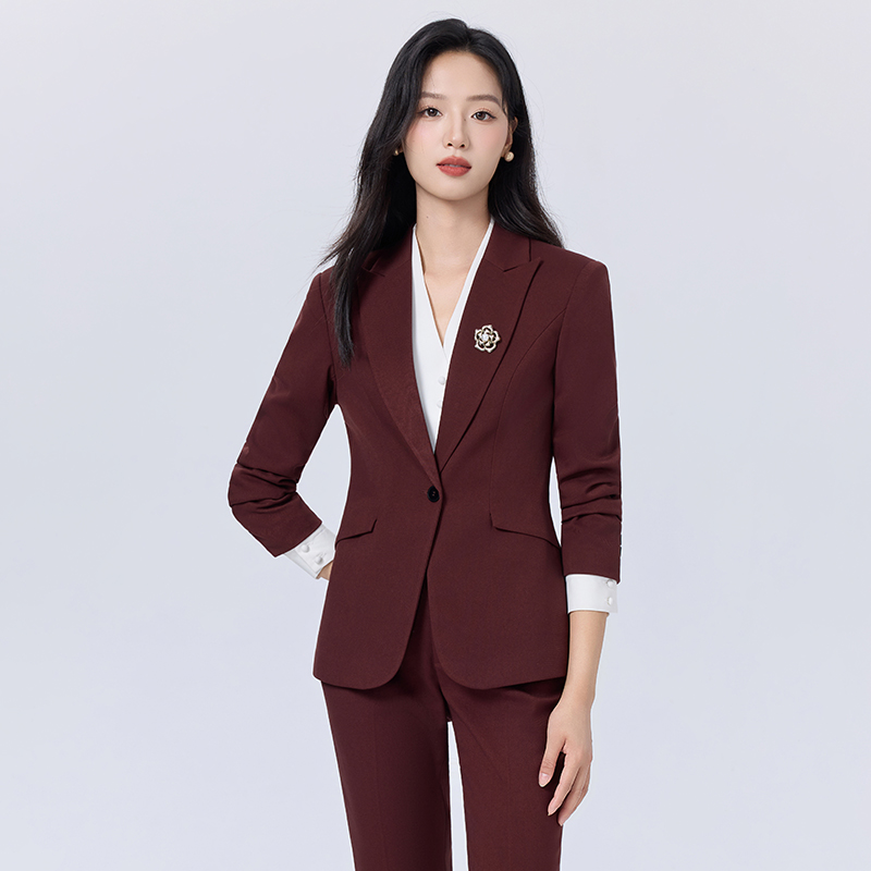 Business Suits Office Women's Work Clothes Women's Formal Jacket and Pants Two-piece Suit