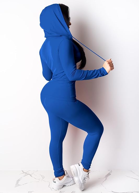 Women's Two-Piece Jogging Set Activewear Pants Outfit
