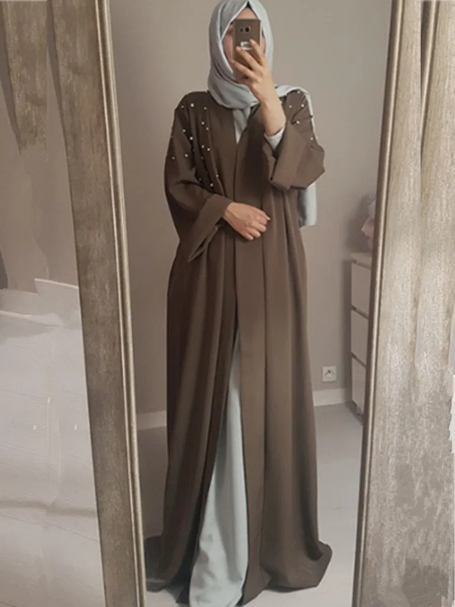 Weimei New Design Cardigan Eid Black Dubai Open Abaya Factory Garments Price Fashion Women Clothes Muslim Islamic Maxi Dress Women Modest Clothing Kimono