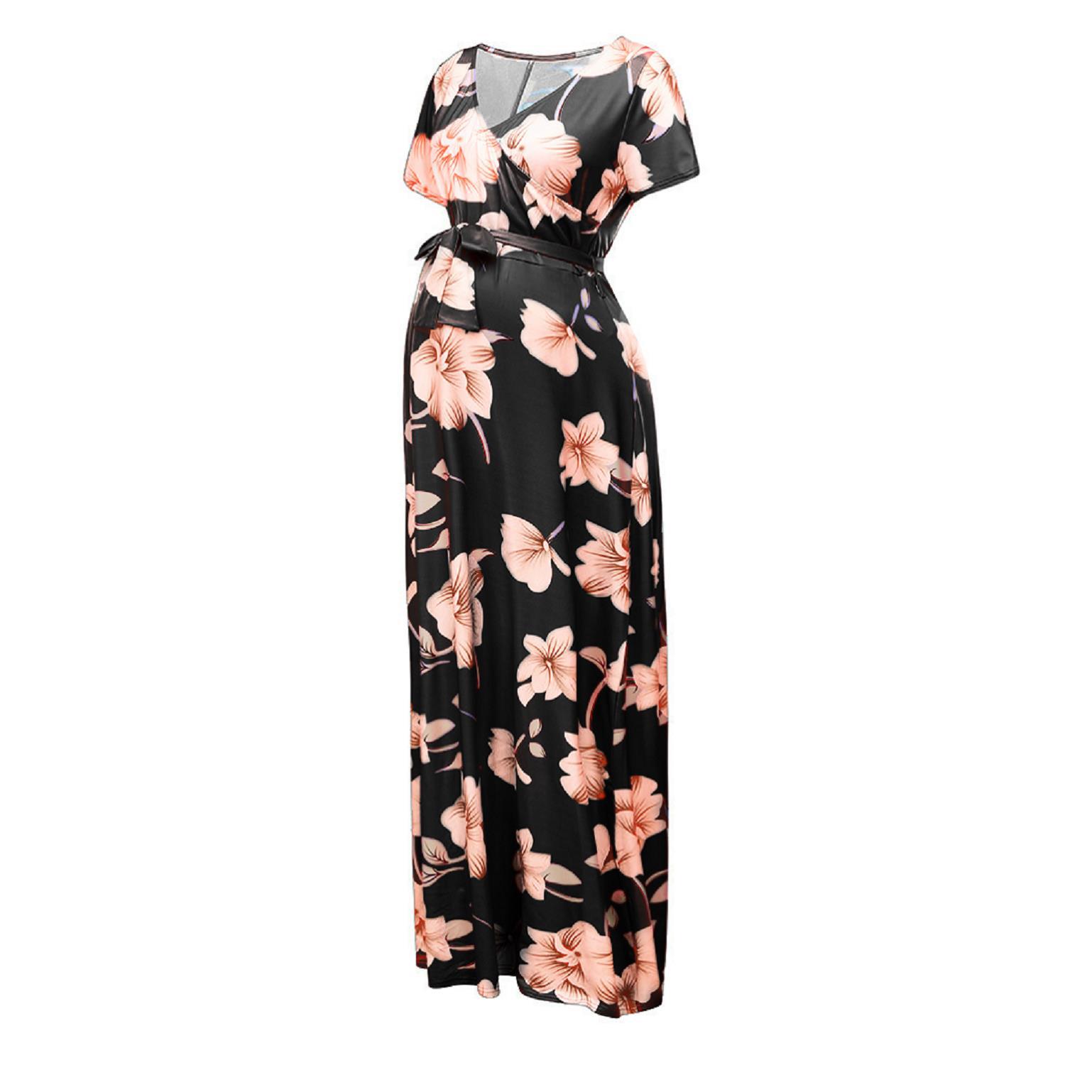 Floral Maternity Dress Detail 7