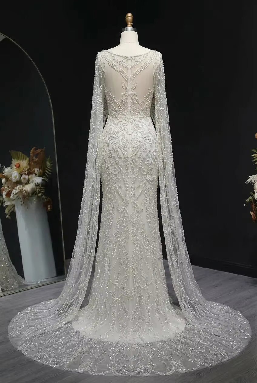Embroidered Gown Detail 2