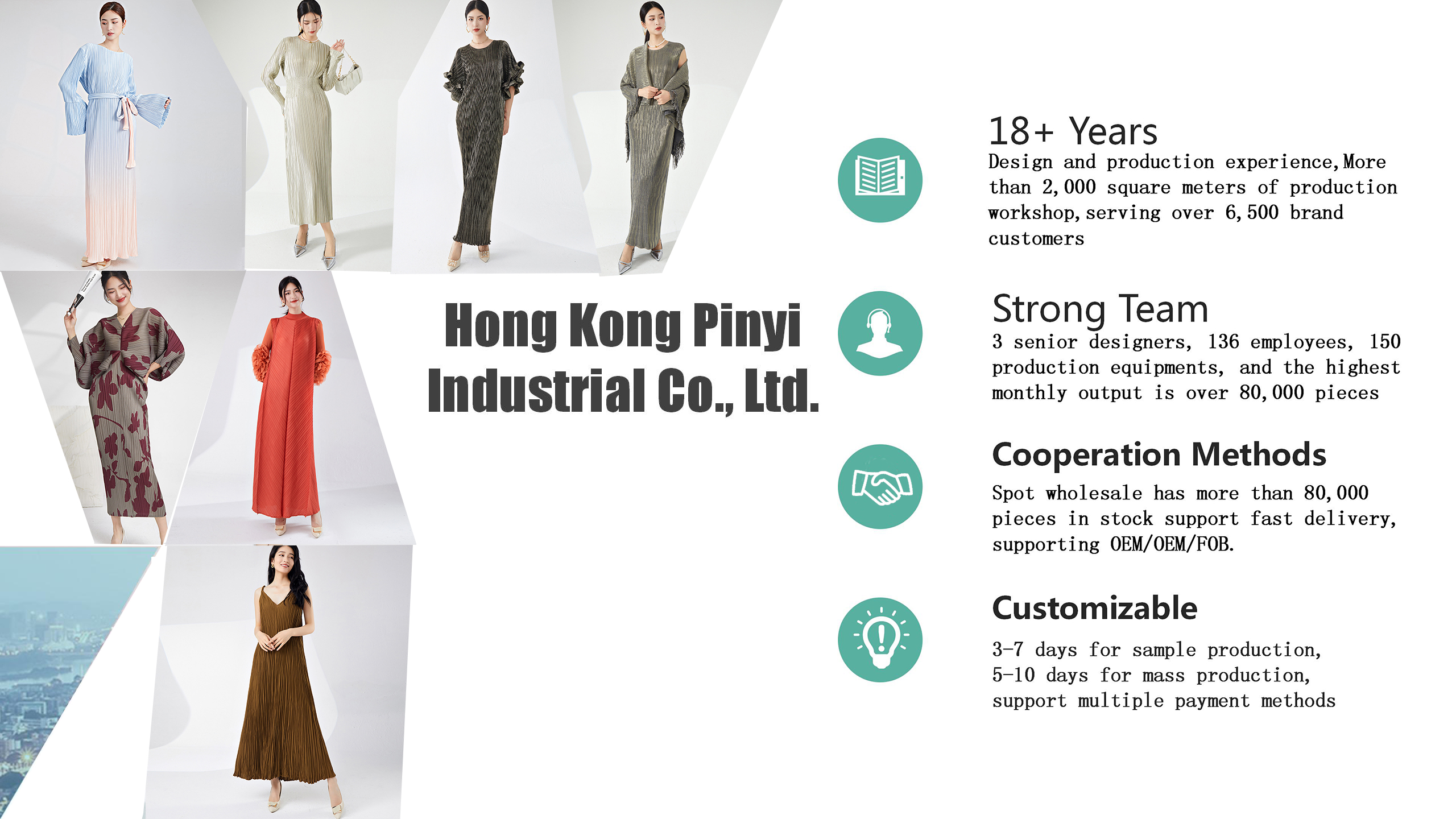 Pleated Dress Banner