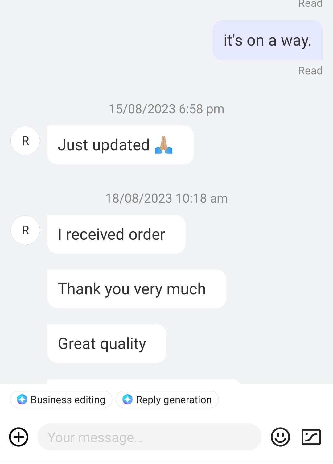 Feedback 9