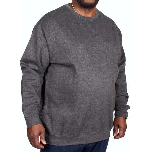 Custom Wholesale Big and Tall Men's Crewneck Sweatshirt Clothing Oversized Pullover Fleece Sweatshirt 6XL 8XL