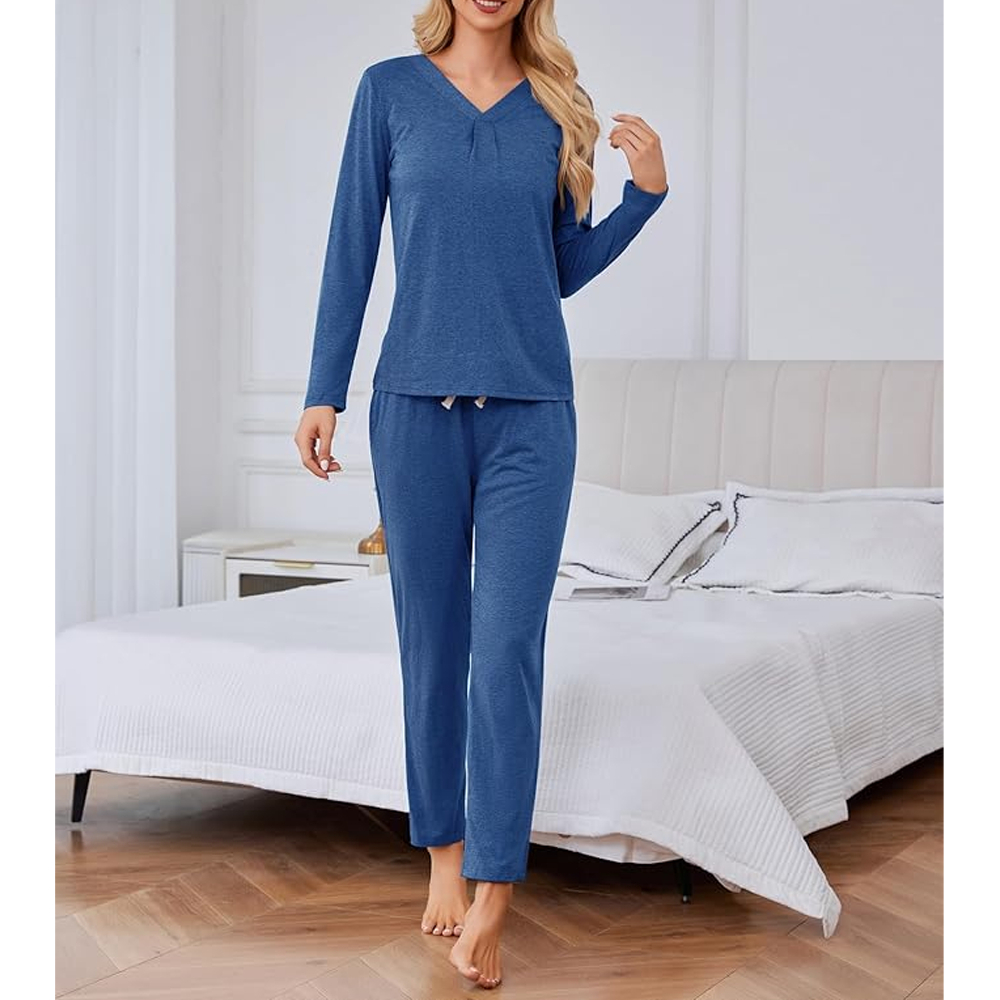 Women's Breathable Graphic Sleepwear with Spaghetti Strap Top and Long Pants