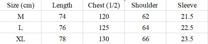 Size Adjustment Reference Graphic