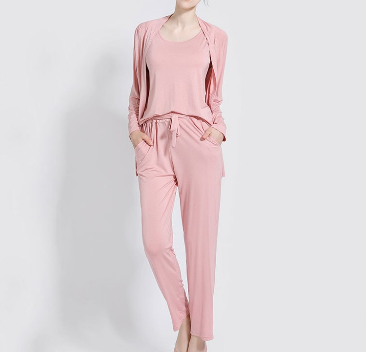 Women's Sleepwear Cotton Pajamas Women Sleepwear Pijamas Woman Nighty Three-piece Sets
