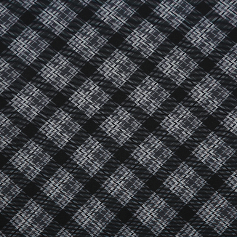 Casual Style Women's Plaid Knee-Length Chiffon Ruched Skirt
