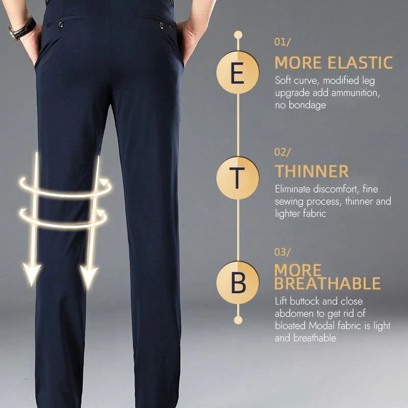 Custom High Quality Men Jogger Pants Regular Fit Stretch Casual Formal Work Smart Office Trousers Waterproof Breathable Worsted