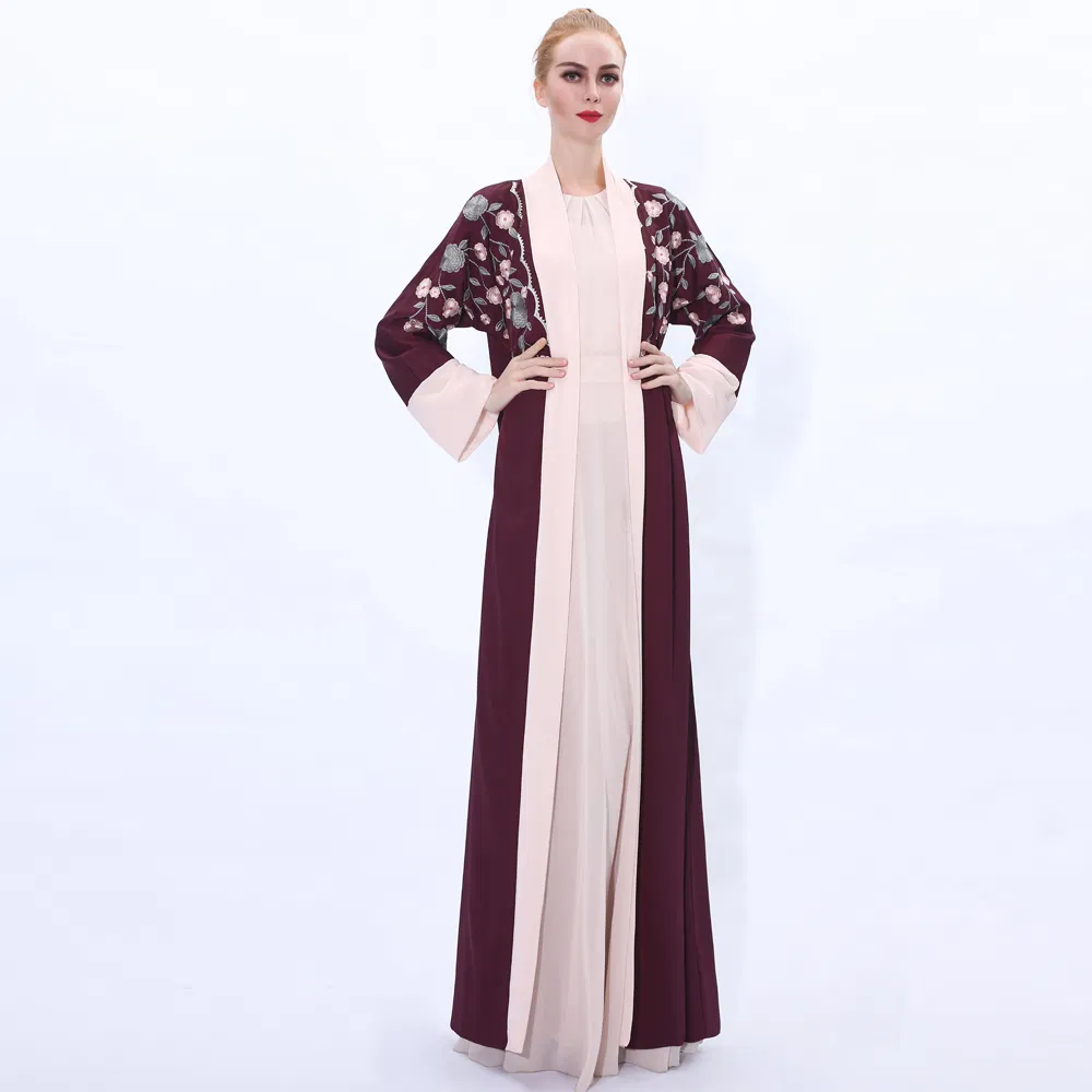 Weimei Openabaya Fashion Long Kimono Women Modest Clothing Saudi Dubai Caftans Wholesale Muslim Islamic Clothing Factory Attire Price