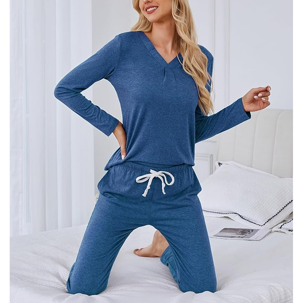 Women's Breathable Graphic Sleepwear with Spaghetti Strap Top and Long Pants