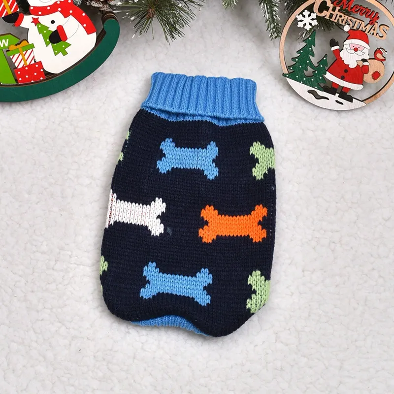 Hot Selling Christmas Pet Cat Dog Sweater Warm Dog Winter Knit Clothes