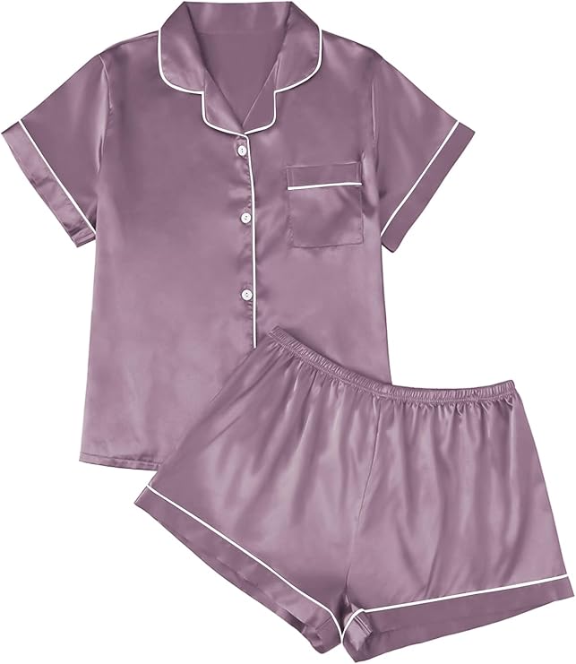Women's Spring Summer Autumn Winter Breathable Quick-Dry Sleepwear Nightgown Knee Length Short-Sleeved Cartoon Pajamas 3XL 100%