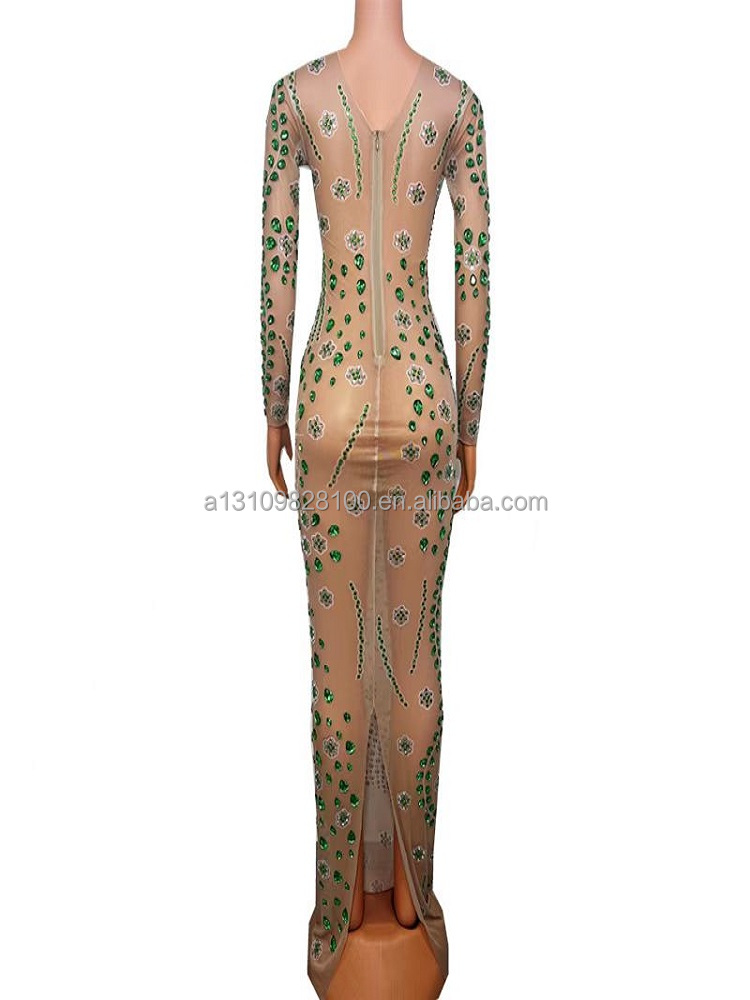 Tight Wrapped Long Sleeve Dress Detail
