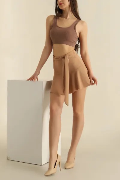 2024 Women's Skirt New Style Best Design Women Skirt Sun Style Print Cheap Women High Waisted Skirts in Solid Colors