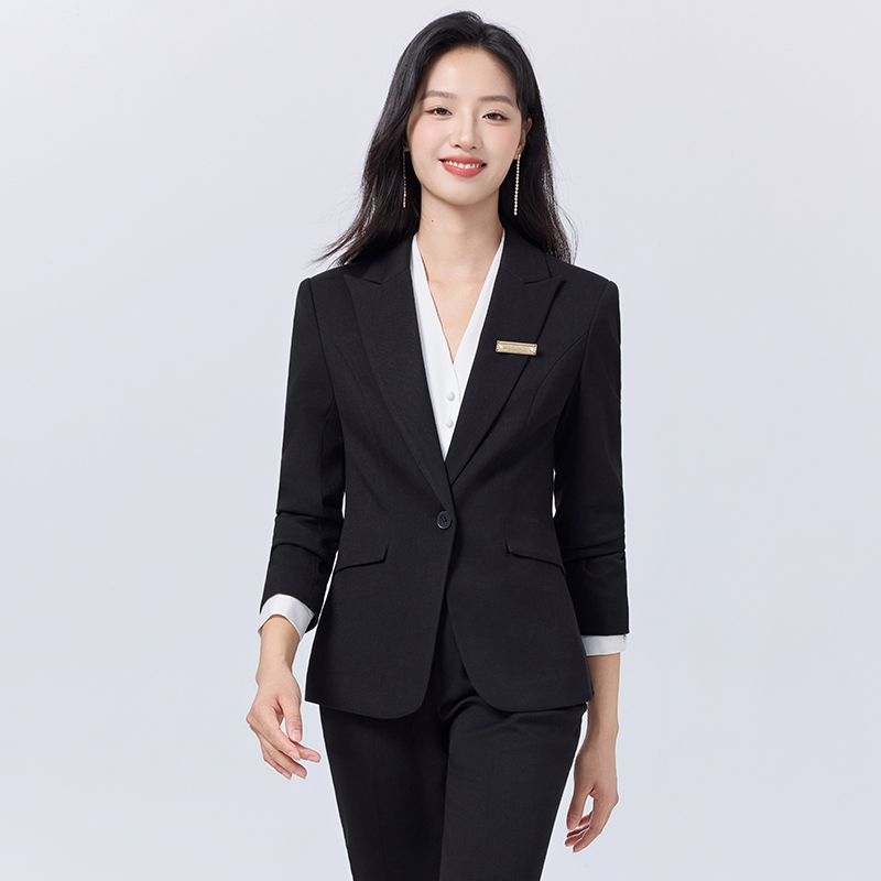 Business Suits Office Women's Work Clothes Women's Formal Jacket and Pants Two-piece Suit