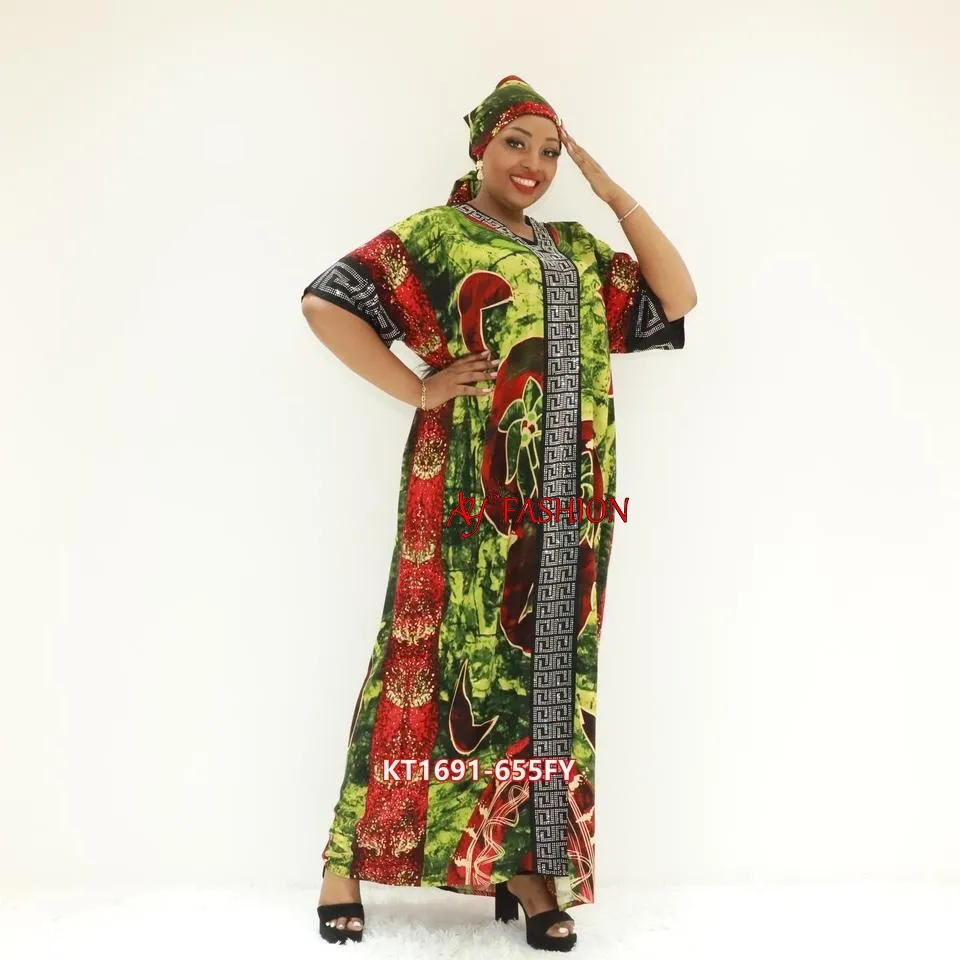 Woman Ethnic Wear Modest Wear Kt1691-655fy Ghana Clothing Dashiki Dress