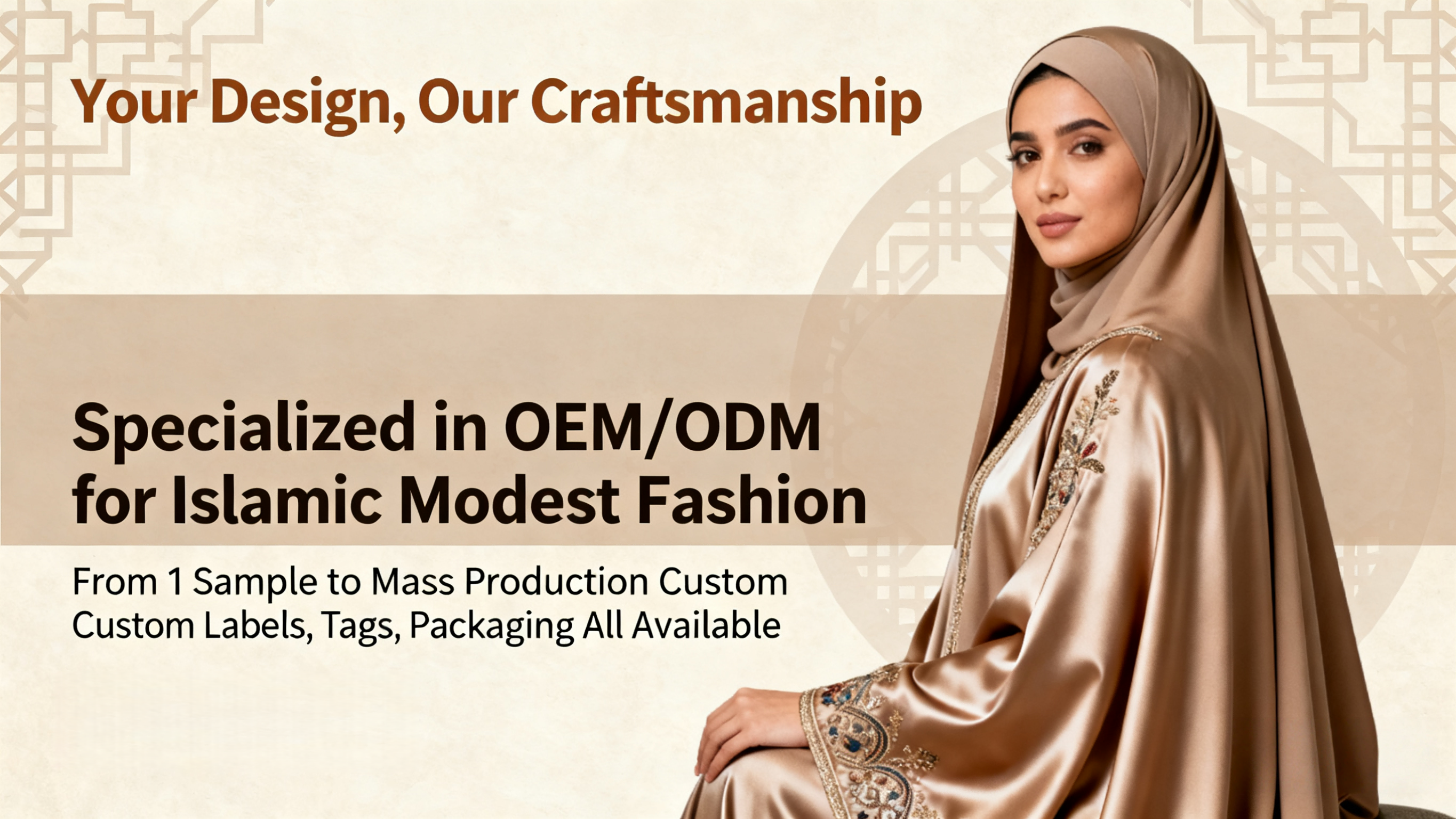 Abaya770-N1 Modest Muslim Fashion Dress Banner