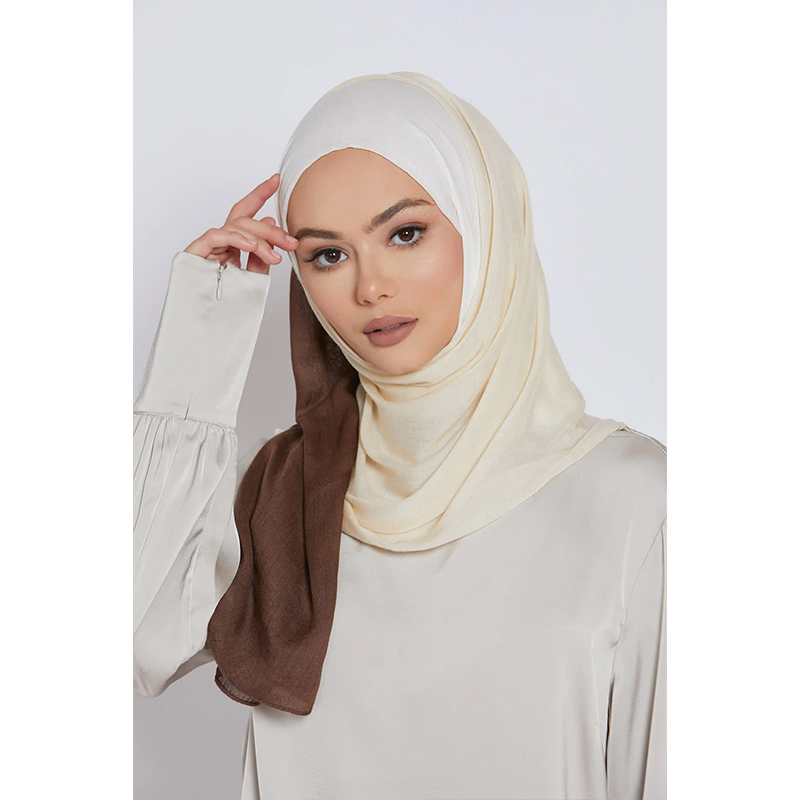 Custom Muslim High Quality Gradient Color Soft Hijab Modest Fashion Ombre Hijab