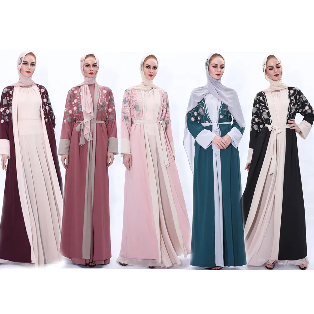 Weimei Openabaya Fashion Long Kimono Women Modest Clothing Saudi Dubai Caftans Wholesale Muslim Islamic Clothing Factory Attire Price