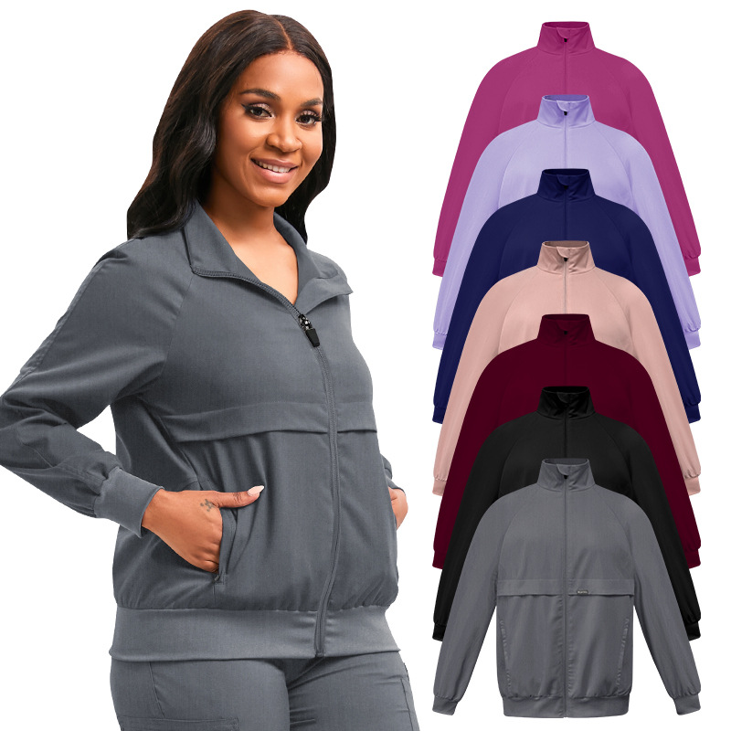 High Quality Surgical Operating Room Men Women Doctor Scrubs Jacket Uniform OEM Logo Maternity Center Unisex Nurse Scrubs Jumper