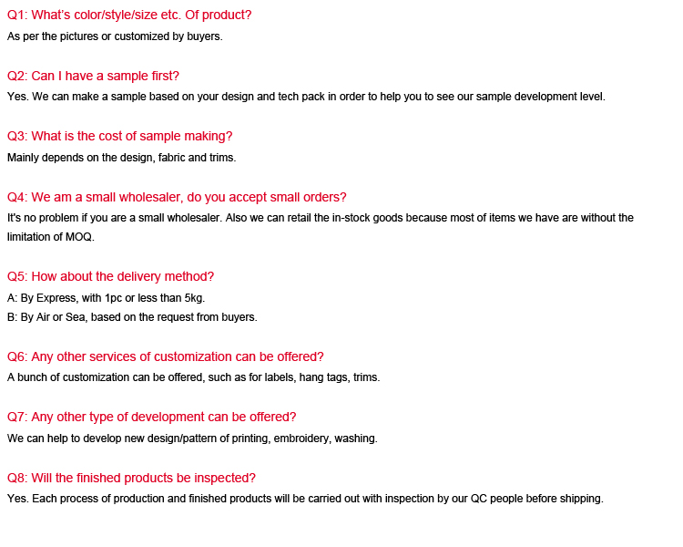 FAQ Overview