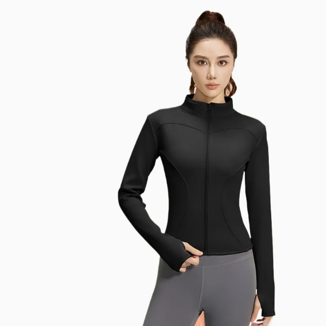 Mesh Spliced Yoga Fitness Coat Women Loose Breathable Yoga Cardigan Training Outerwear