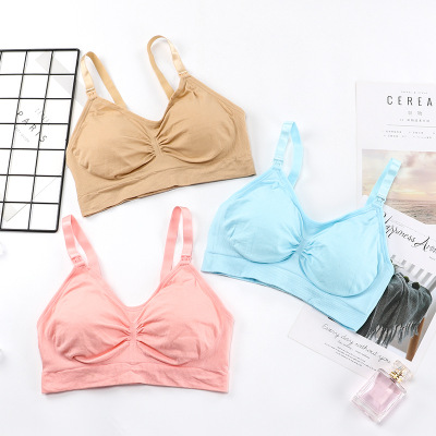 Manufacturer Elastic Supportive Maternity Underwear Pregnant Breastfeeding Nursing Bra