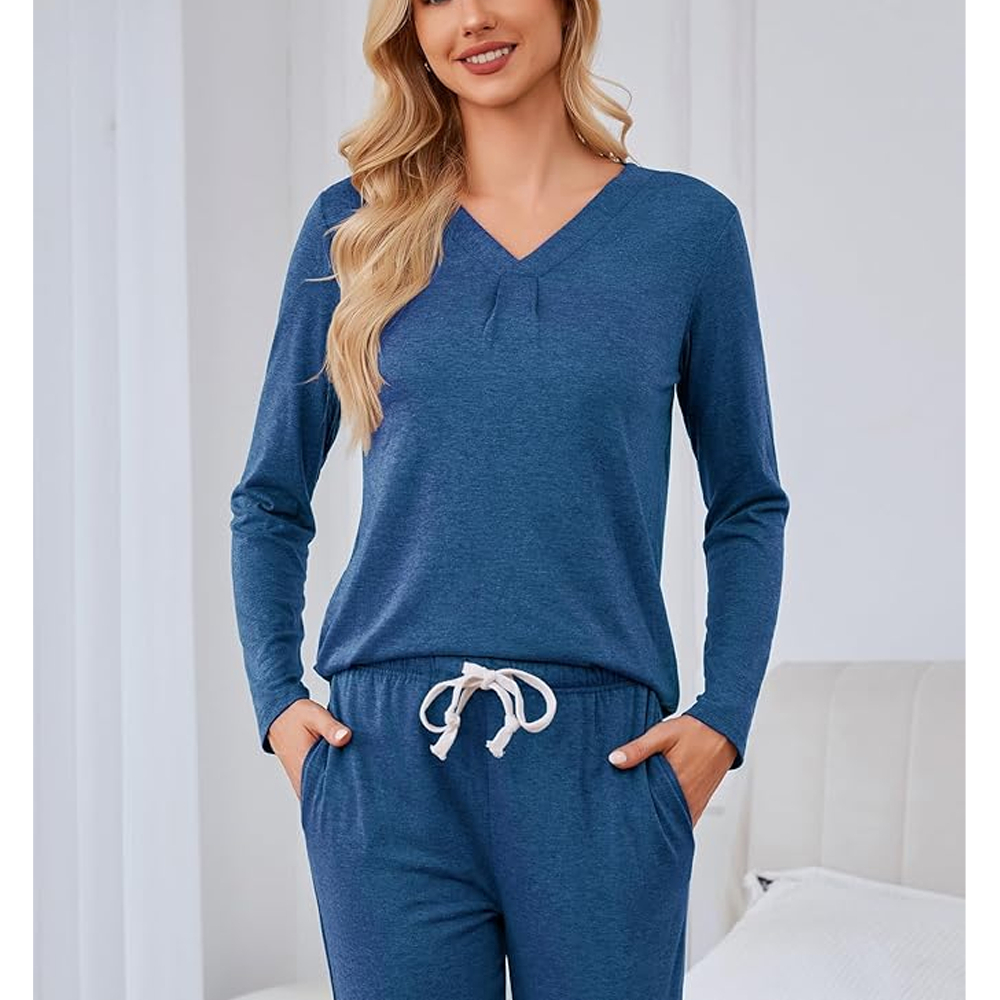 Women's Breathable Graphic Sleepwear with Spaghetti Strap Top and Long Pants