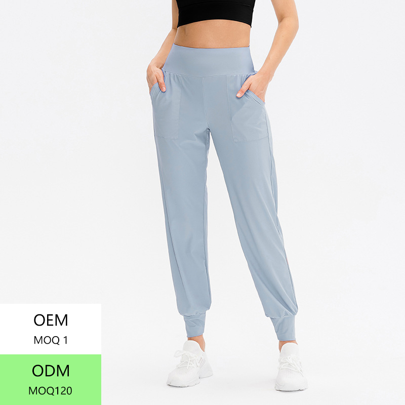 Wholesale Women's Slim Quick-Drying Casual Running Fitness Yoga Pants Breathable Loose Sports Trousers